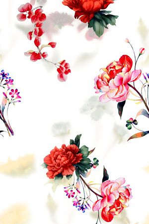香云纱印花花型图片