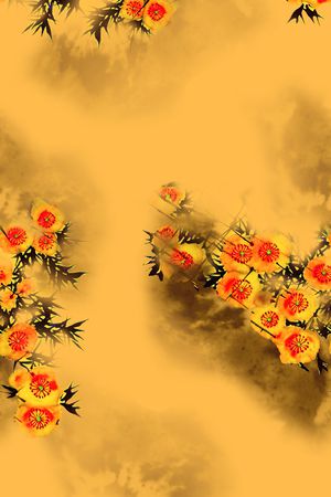 香云纱印花花型图片