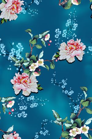 香云纱印花花型图片