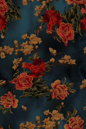 香云纱印花花型图片