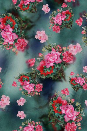 香云纱印花花型图片
