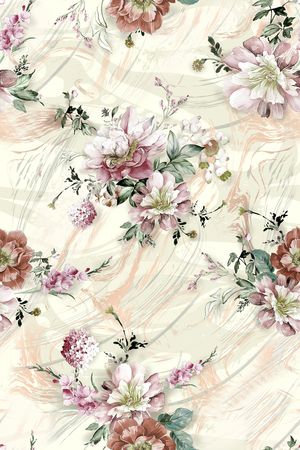 肌理印花花型图片