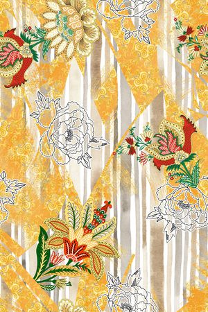 香云纱印花花型图片