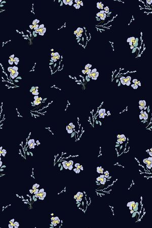 花卉印花花型图片