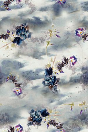 香云纱印花花型图片