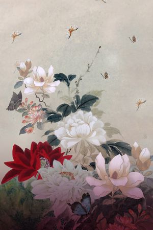 定位花印花花型图片