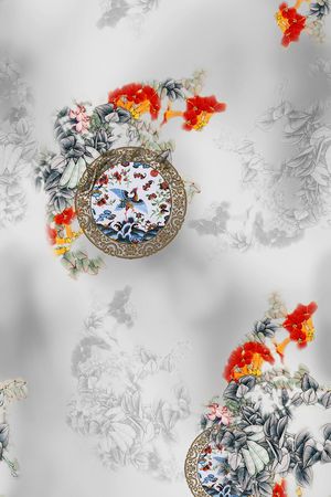 香云纱印花花型图片