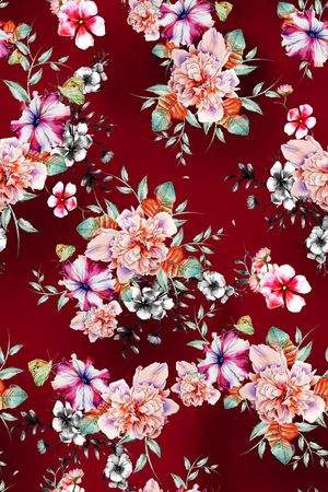 香云纱印花花型图片