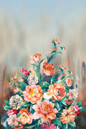 定位花印花花型图片