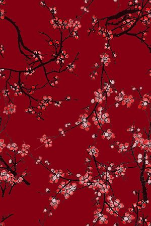 香云纱印花花型图片