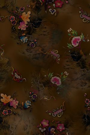 香云纱印花花型图片