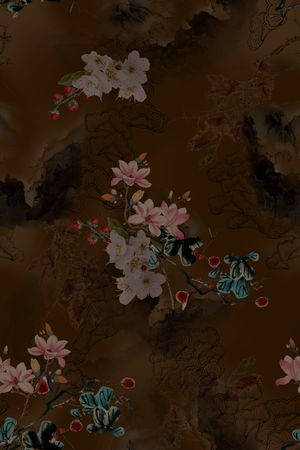香云纱印花花型图片