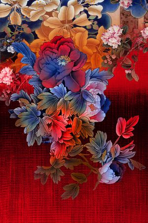 底纹印花花型图片