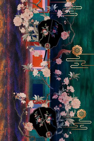 底纹印花花型图片