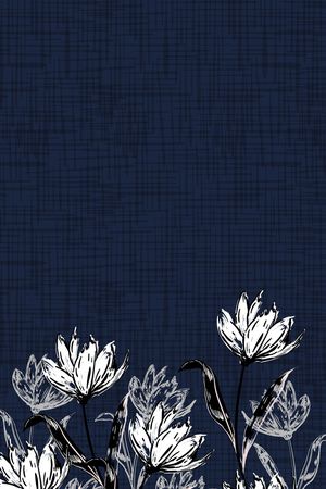 女装定位花印花花型图片