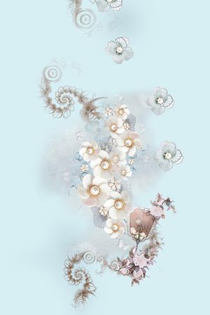 定位花印花花型图片