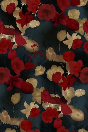 香云纱印花花型图片