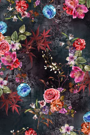 数码花型印花花型图片