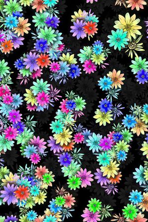 涂鸦印花花型图片