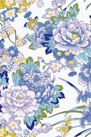几何印花花型图片