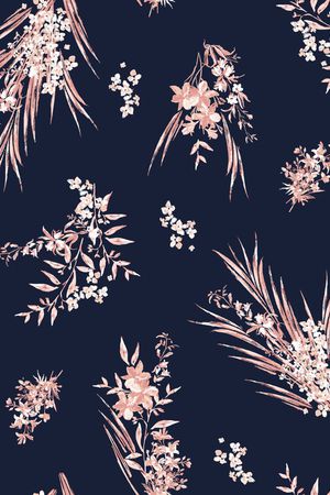 花卉印花花型图片