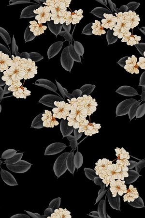 香云纱印花花型图片