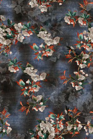 香云纱印花花型图片