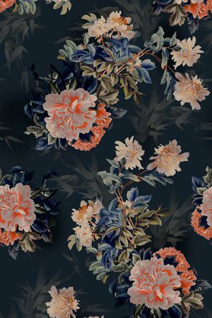 香云纱印花花型图片