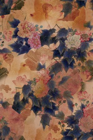 香云纱印花花型图片