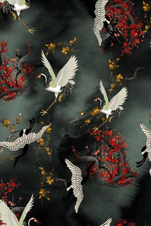 梅花印花花型图片