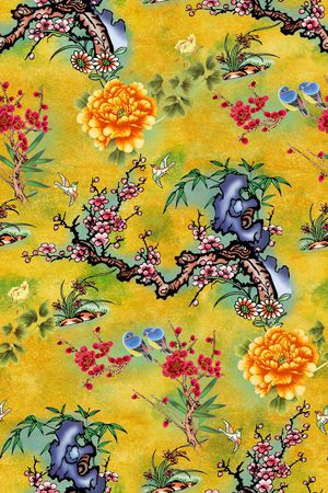 花卉印花花型图片