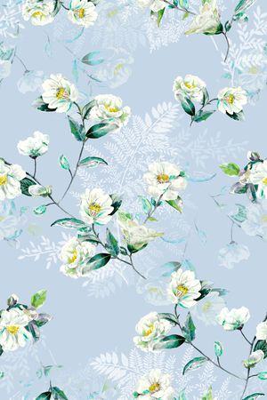 花卉印花花型图片