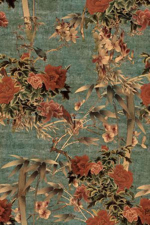 香云纱印花花型图片