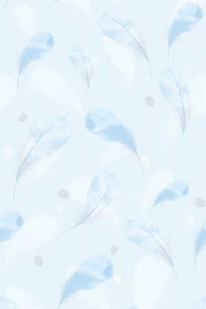 羽毛印花花型图片