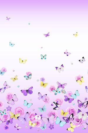 女装定位花印花花型图片