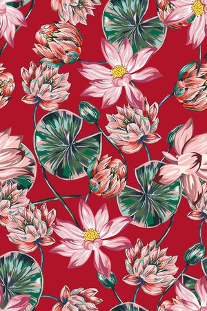 花卉印花花型图片