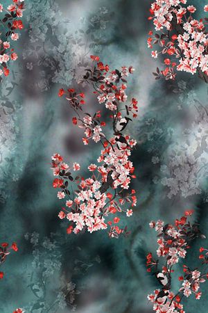 香云纱印花花型图片
