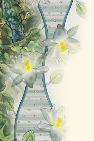女装定位花印花花型图片
