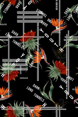 花卉印花花型图片