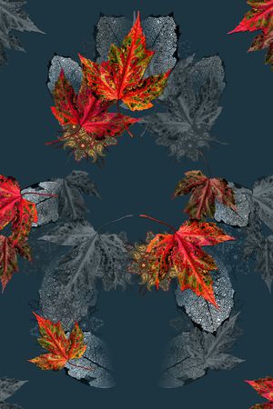 简约印花花型图片