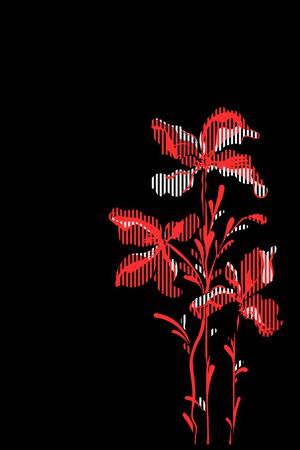 几何印花花型图片