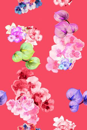 插画印花花型图片