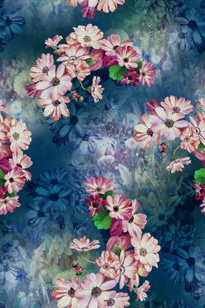 花卉印花花型图片