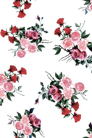 花卉印花花型图片