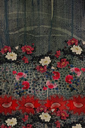 女装定位花印花花型图片