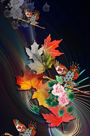 时尚印花花型图片