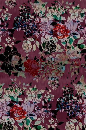 花卉印花花型图片
