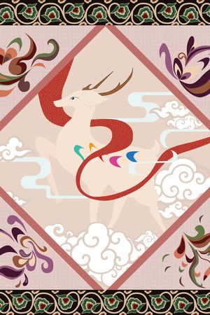 花卉印花花型图片
