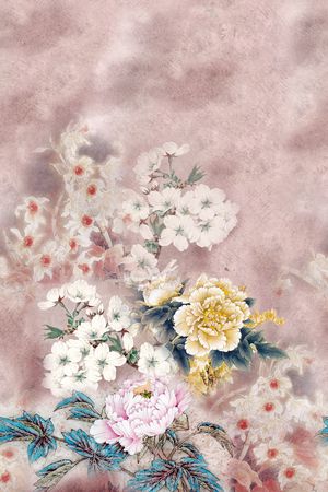 花卉印花花型图片