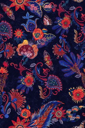 肌理印花花型图片